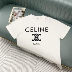 CELINE セリーヌ メンズレディースTシャツ綿定番半袖印刷 ブランド工場直営買ってみた