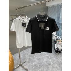 ドルチェ＆ガッバーナ Dolce&Gabbana Tシャツラウンドネック 半袖标志高級2色 格安販売おすすめ店