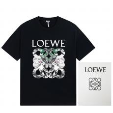 ロエベ LOEWE メンズレディースTシャツ定番新作半袖百搭  快適2色 代引き後払い口コミ