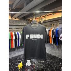 フェンディ FENDI メンズレディースTシャツラウンドネック 半袖标志高級2色 服安全