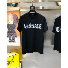 ヴェルサーチェ Versace メンズTシャツ人気ラウンドネック 新作半袖百搭  快適ファッション柔軟絶妙高級ハンサム 国内発送工場直営Lineライン