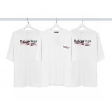 弊社2年保証 BALENCIAGA バレンシアガ メンズTシャツ緩い服定番半袖印刷 工場直営専門店
