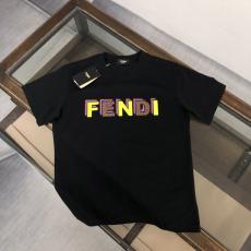 FENDI フェンディ Tシャツ綿新作百搭  通気快適ファッション高級高級絶妙絶妙高級通気 格安国内発送ブランド