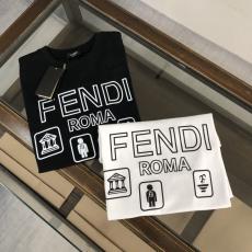 フェンディ FENDI Tシャツ綿新作百搭  通気快適ファッション高級高級絶妙絶妙高級通気 代引き優良ブランド
