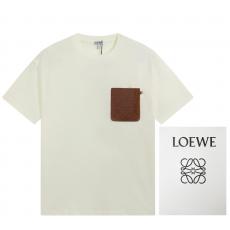 すぐにお届け ロエベ LOEWE メンズレディースTシャツ定番新作半袖百搭  快適2色 販売clothesブランド