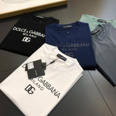 ムートンが可愛い ドルチェ＆ガッバーナ Dolce&Gabbana メンズTシャツ綿ラウンドネック 半袖印刷夏 服工場直営店