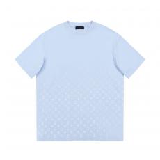 ヴィトン LOUIS VUITTON  メンズレディースTシャツ綿新作半袖印刷高級夏ニット3色 ブランドコピー国内優良格安