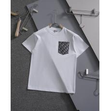 ディオール Dior メンズレディースTシャツ綿刺繍ラウンドネック 新作半袖高品質ポケット付き スーパーコピー 国内優良店