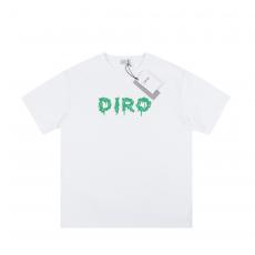 ディオール Dior メンズレディース緩い服人気ラウンドネック 新作半袖印刷高品質服は洗える着痩せ2色 スーパーコピー 安全優良サイト