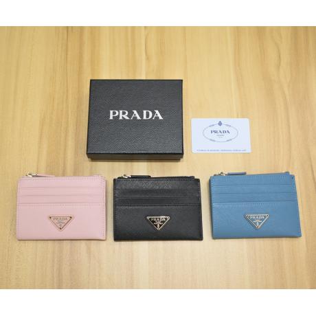芸能人も愛用 プラダ PRADA 新款財布カードホルダーコインケース3色 激安販売財布おすすめサイト