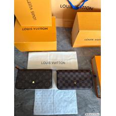 ルイヴィトン LOUIS VUITTON  ファッション百搭質感財布カードホルダーコインケース軽量チェーン2色 本当に届くスーパーコピー国内安全n級品優良サイト