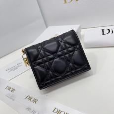 ディオール Dior 定番 新款ファッション財布レザー格子縞 コピーブランド激安販売財布信用できるサイト