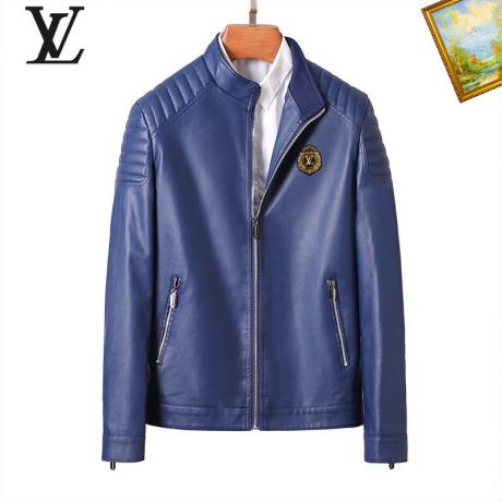 ルイヴィトン LOUIS VUITTON  ジャケットコート秋冬レザージャケット2色 服最高品質口コミ