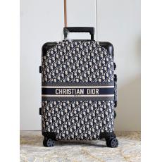 Dior ディオール 定番 キャンバス優雅ジェンダーレスモダンユーティリティレザースーツケース 20インチ  スーパー代引き口コミ