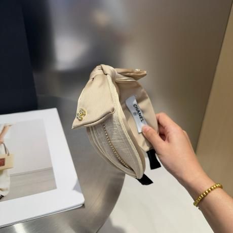 シャネル CHANEL 2色Chanel 最新デザイン リボン付きヘアバンド