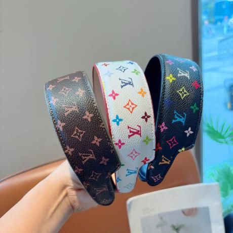 LOUIS VUITTON ルイヴィトン 3色ルイ・ヴィトン モノグラム ヘアバンド