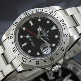 おしゃれなブランド時計がロレックス-GMT-エクスプローラーⅡ-ROLEX-16570-4-男性用を提供します. おすすめ