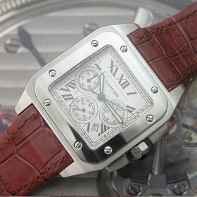 おしゃれなブランド時計がカルティエ-サントス100 -CARTIER-W20090X8-aa-男性用を提供します. おすすめ偽物専門店届かない