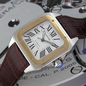 おしゃれなブランド時計がカルティエ-サントス100-CARTIER-W20072X7-男性用を提供します. 通販信用できる