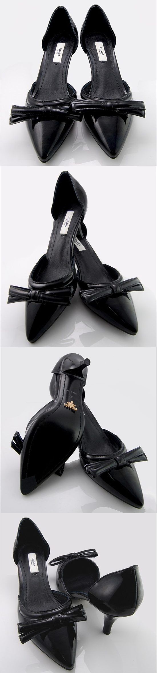 ブランド通販PRADA ハイヒール プラダ PRADA 革靴 パンプス ブラック 2061激安屋-ブランドコピー