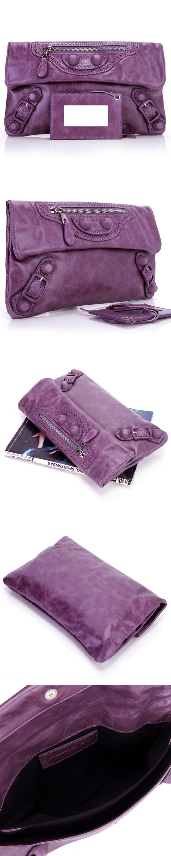 ブランド通販BALENCIAGA-バレンシアガ-330-Leather-ピンク-purple激安屋-ブランドコピー