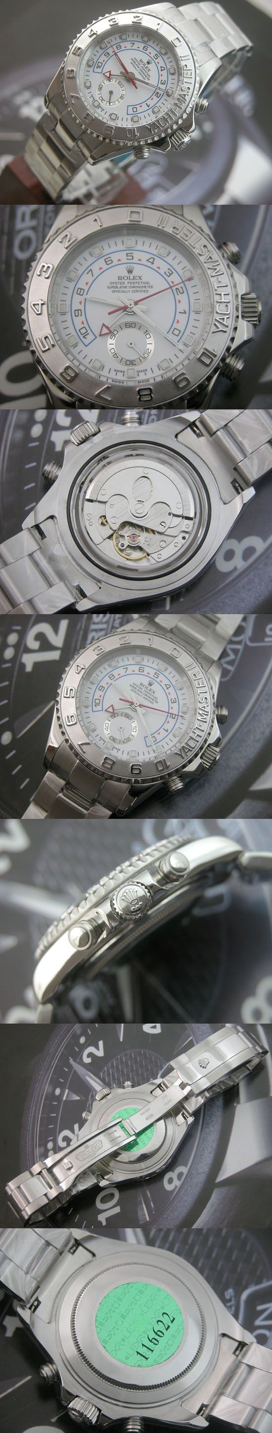 おしゃれなブランド時計がロレックス-ヨットマスターⅡ-ROLEX-116622-4-男性用を提供します.