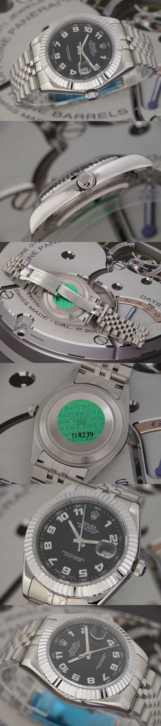 おしゃれなブランド時計がロレックス-デイトジャスト-ROLEX-118239-105-男性用を提供します.