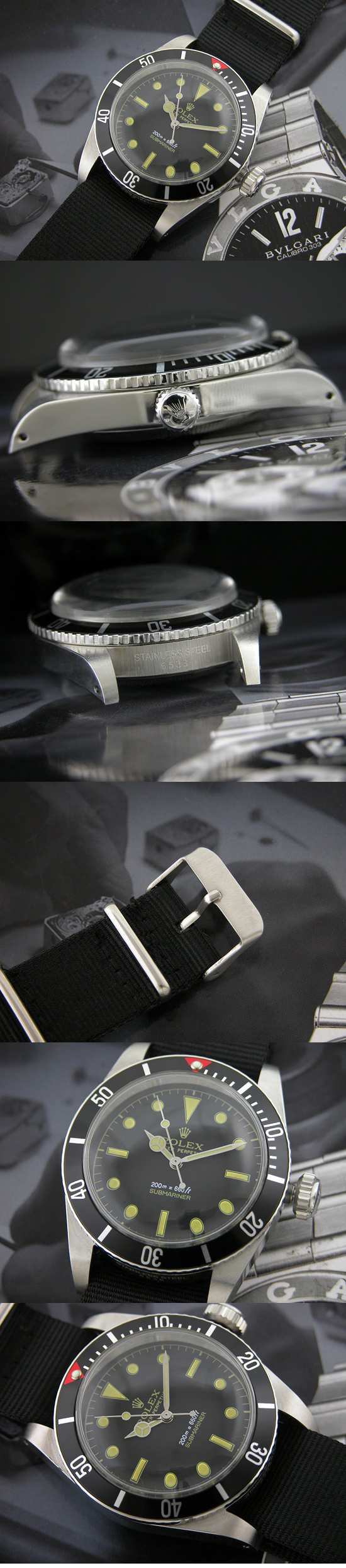 おしゃれなブランド時計がロレックス-サブマリーナ-ROLEX-16610-35-男性用を提供します.