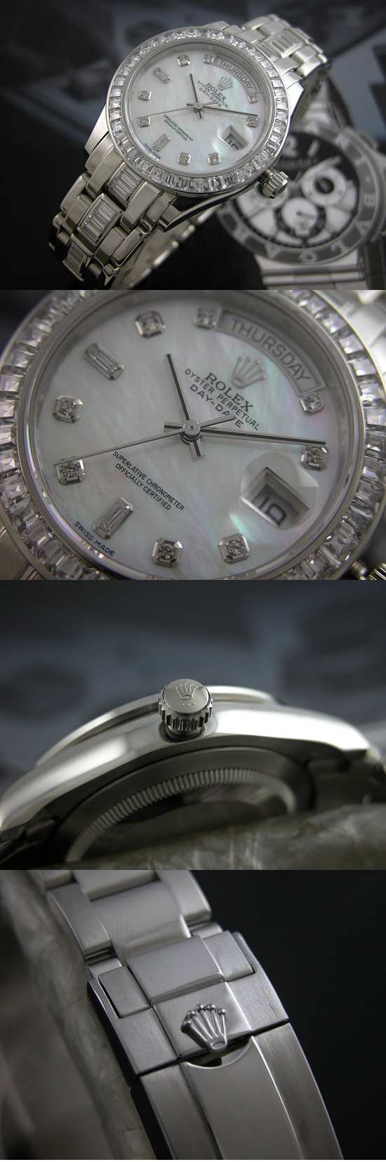 おしゃれなブランド時計がロレックス-デイデイト-ROLEX-RO00466S-男性用を提供します.