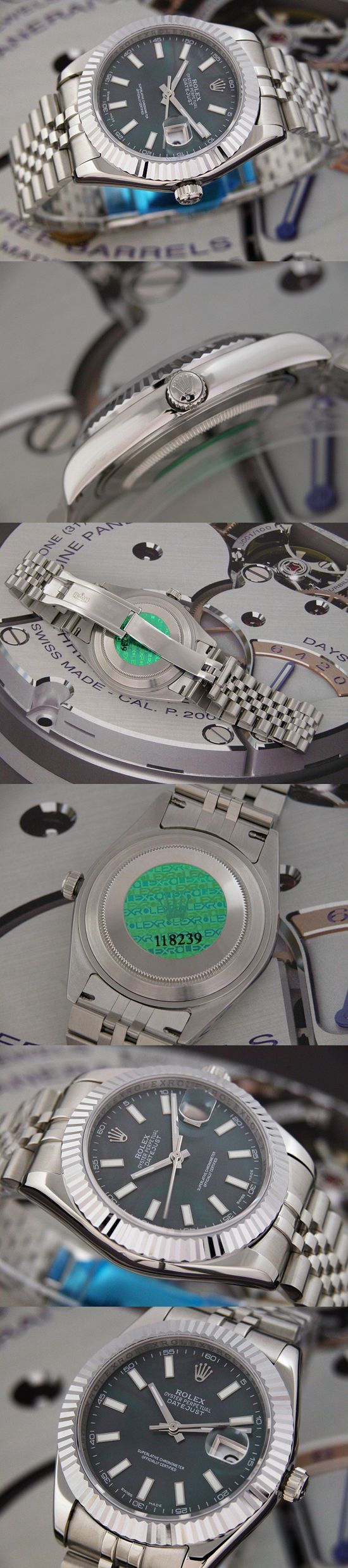 おしゃれなブランド時計がロレックス-デイトジャスト-ROLEX-118239-100-男性用を提供します.