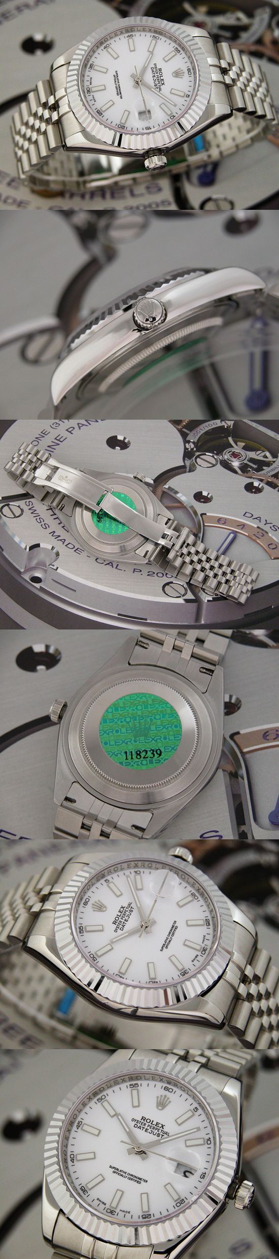 おしゃれなブランド時計がロレックス-デイトジャスト-ROLEX-118239-101-男性用を提供します.