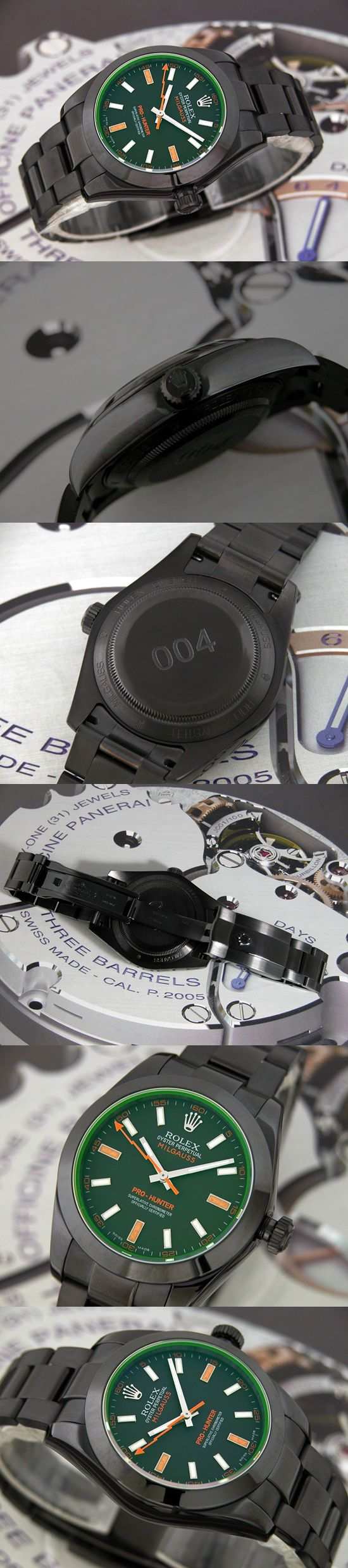 おしゃれなブランド時計がロレックス-ミルガウス-ROLEX-RO00430S-男性用を提供します.