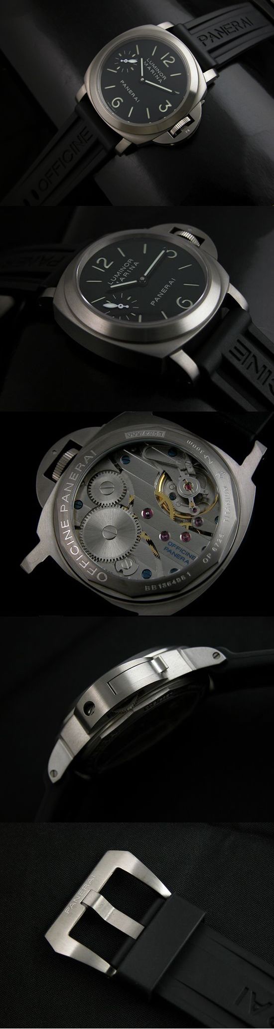 おしゃれなブランド時計がパネライ-ルミノールマリーナ-PANERAI-PAM177-bg-男性用を提供します.