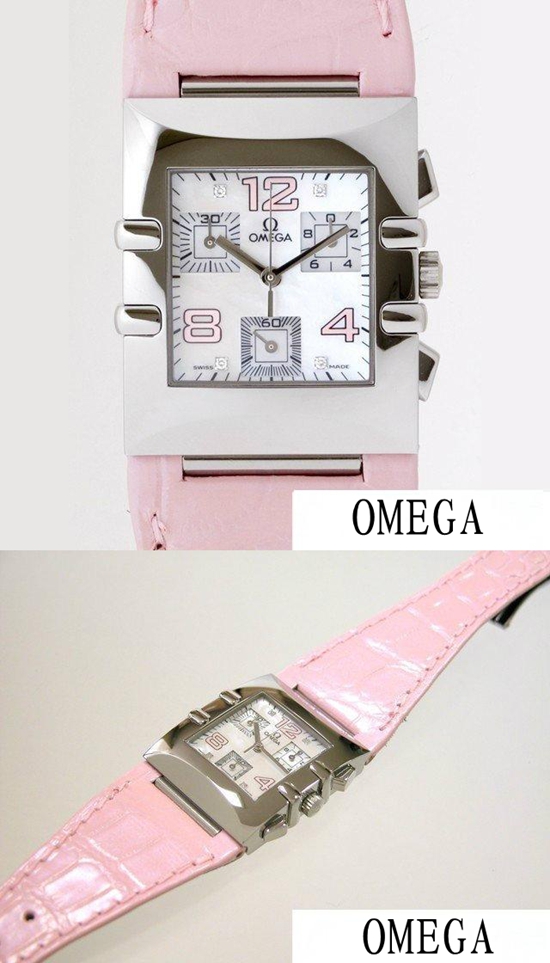 おしゃれなブランド時計がオメガ OMEGA コンステレーション 1841.70.34 クアドラ ホワイトシェルを提供します.