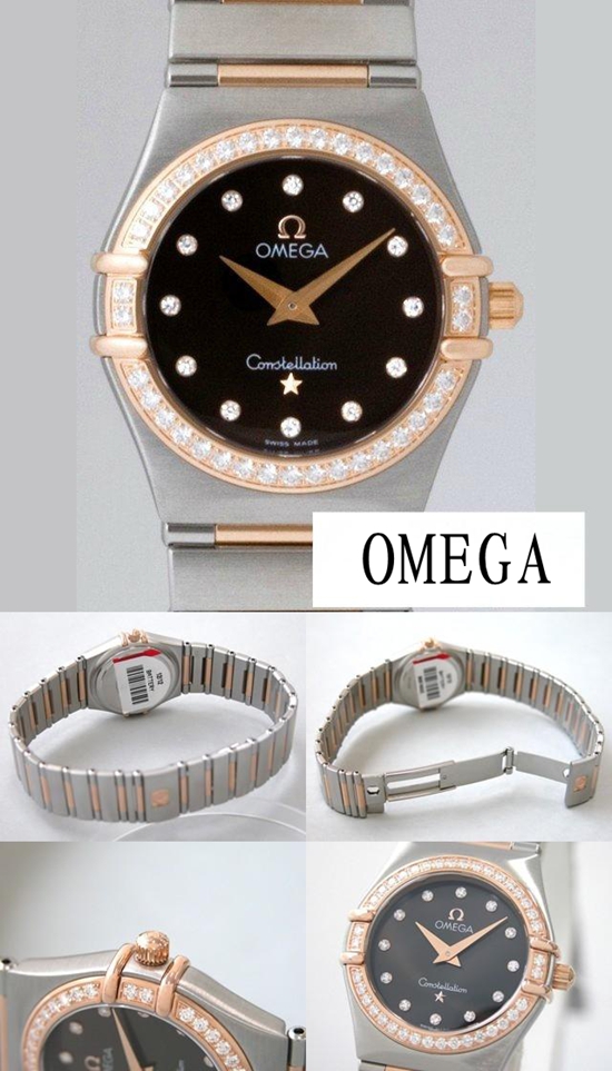 おしゃれなブランド時計がオメガ コンステレーション 1358.60 ダイヤベゼル ブラウンを提供します.