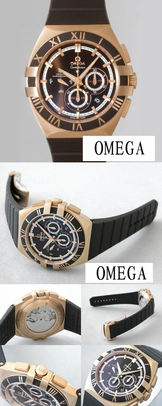 おしゃれなブランド時計がオメガ OMEGA コンステレーション 121.62.41.50.13.001 ブラウンを提供します.