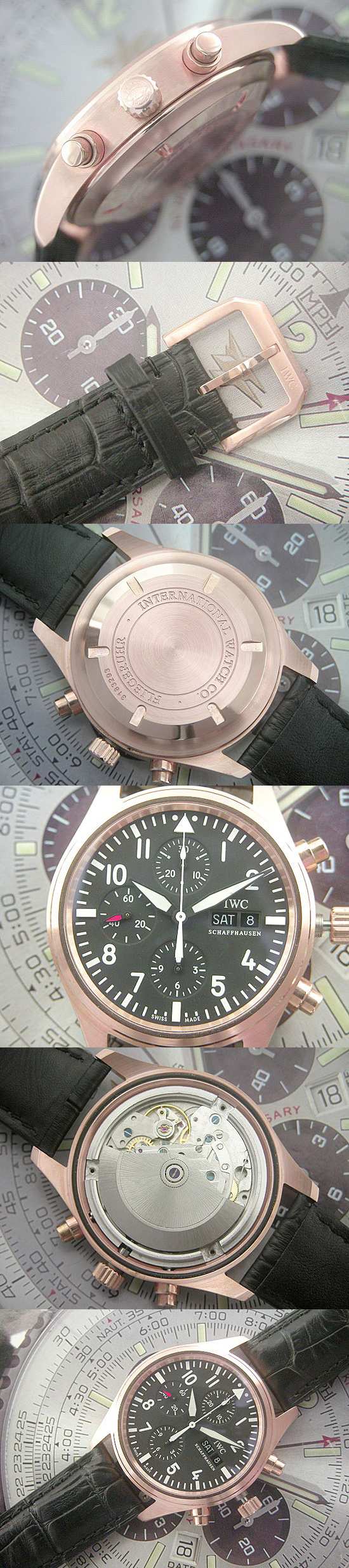 おしゃれなブランド時計がIWC-パイロット-IWC-IW371713-af-男性用を提供します.