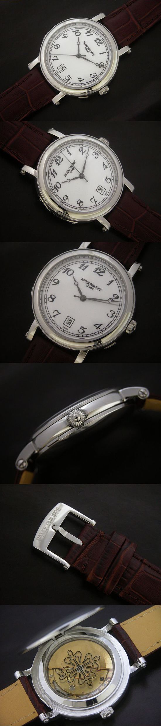 おしゃれなブランド時計がパテックフィリップ-カラトラバ-PATEK PHILIPPE-4860-ah-男性用を提供します.