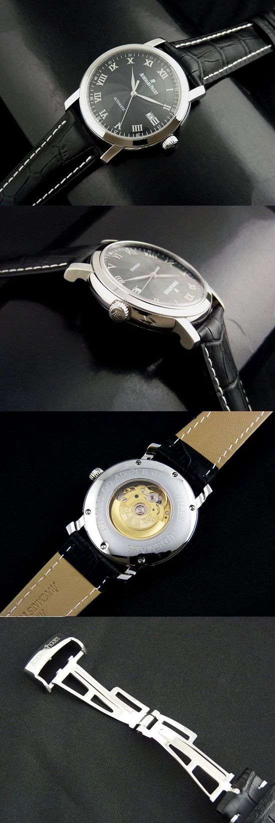 おしゃれなブランド時計がオーデマピゲ-ジュール オーデマ-AUDEMARS PIGUET-15120BC-OO-A002CR-03-男性用を提供します.