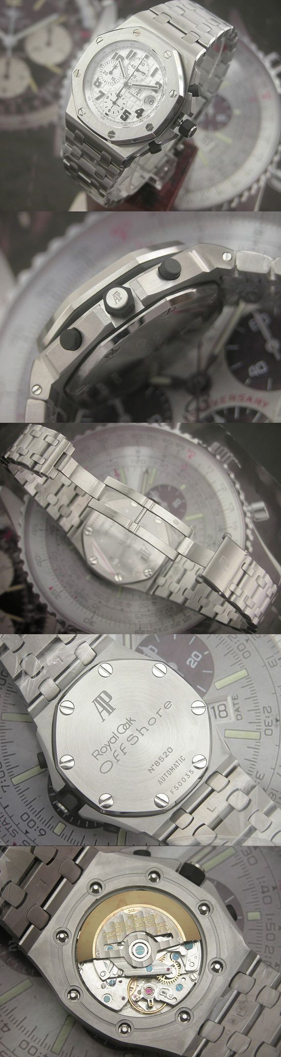 おしゃれなブランド時計がオーデマピゲ-ロイヤルオークオフショア-AUDEMARS PIGUET-25721TI.OO.1000TI.05-af-男性用を提供します.