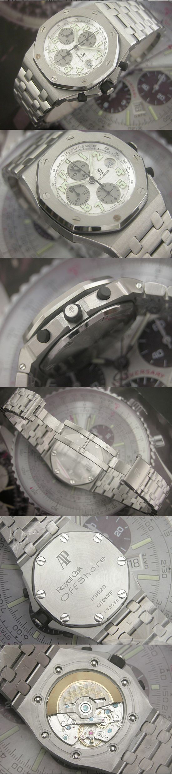 おしゃれなブランド時計がオーデマピゲ-ロイヤルオークオフショア-AUDEMARS PIGUET-25721ST.OO.1000ST.07-男性用を提供します.