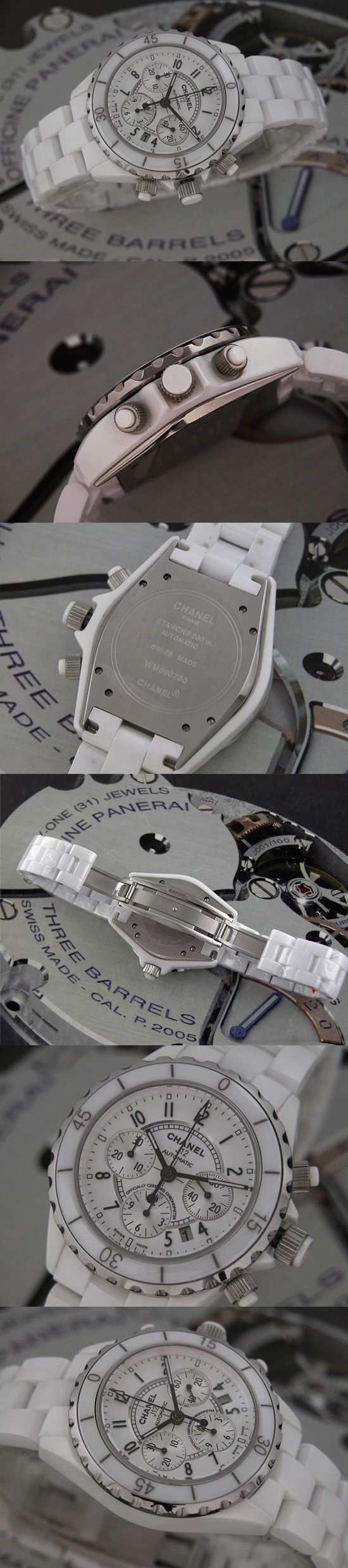 おしゃれなブランド時計がシャネル-CHANEL-H1007-ay-J12-男性用を提供します.