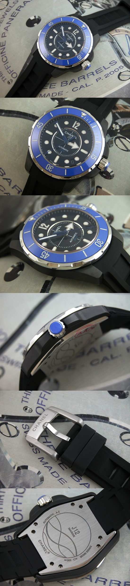 おしゃれなブランド時計がシャネル-CHANEL-H2559-J12マリン-男性用を提供します.
