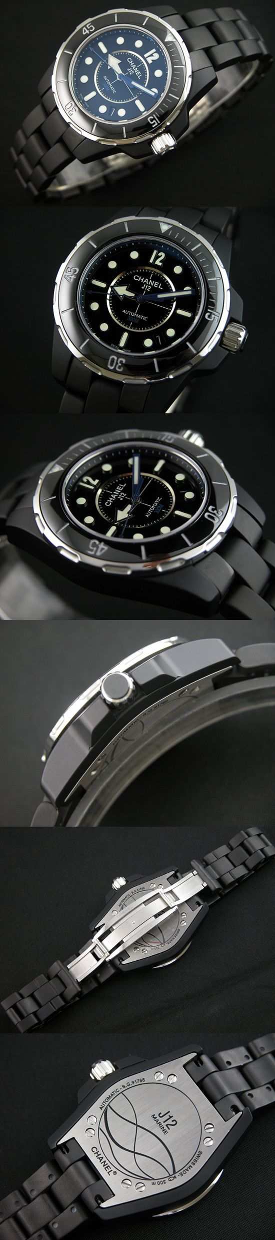 おしゃれなブランド時計がシャネル-CHANEL-H2558-bg-J12 マリン-男性用を提供します.
