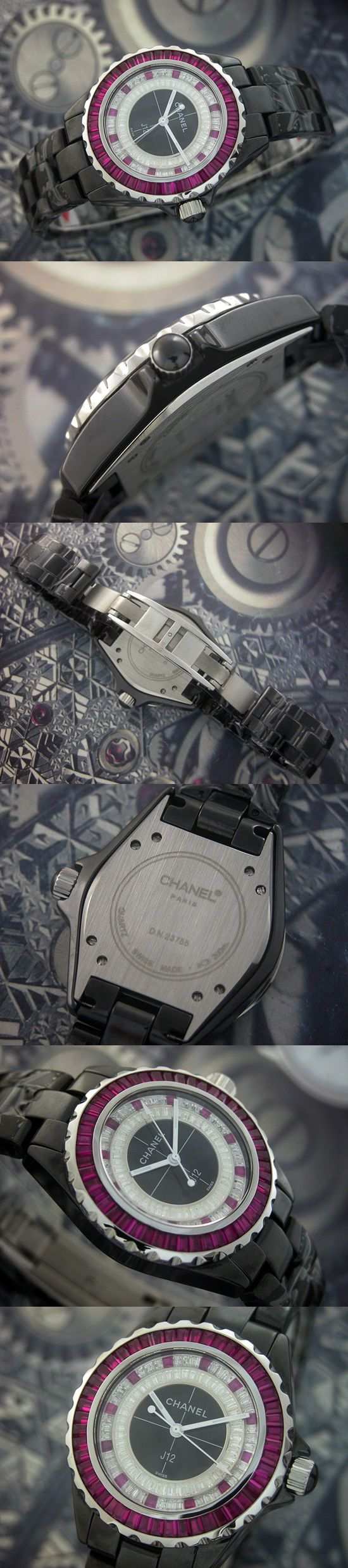おしゃれなブランド時計がシャネル-CHANEL-H1748-an-J12-男性用を提供します.