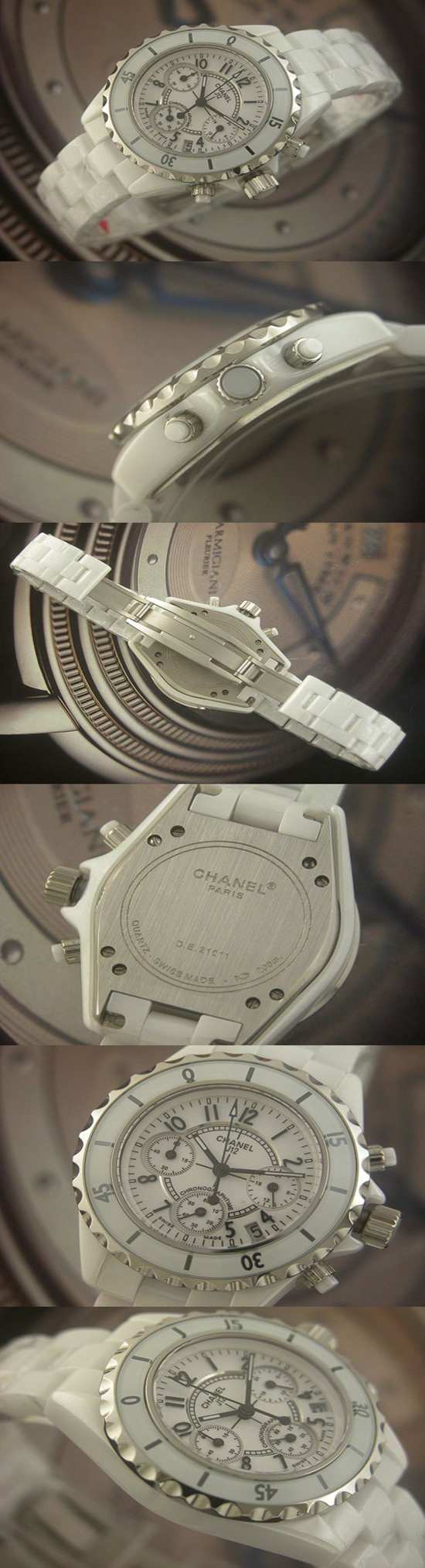 おしゃれなブランド時計がシャネル-CHANEL-H1007-ar-J12-男性用/女性用を提供します.