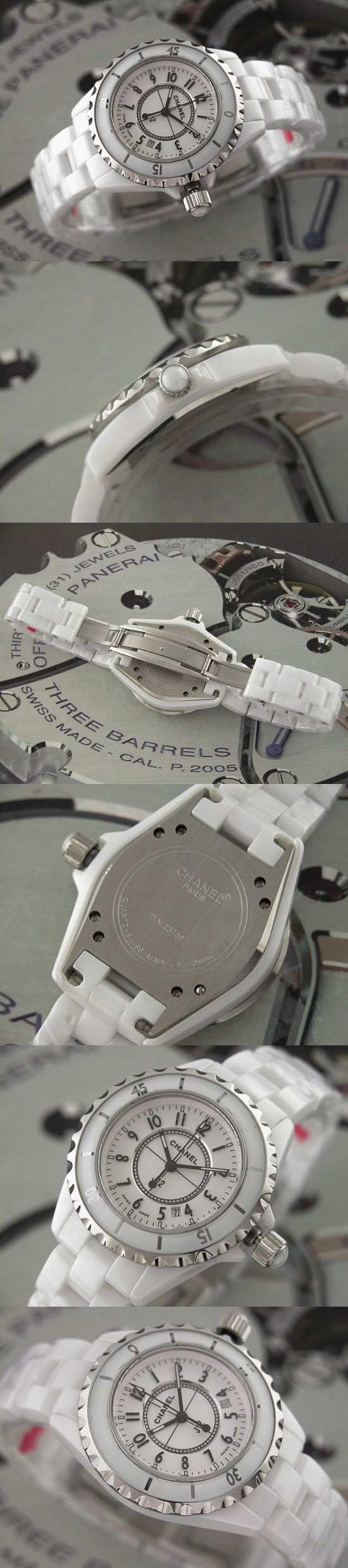 おしゃれなブランド時計がシャネル-CHANEL-H0968-az-J12-女性用を提供します.