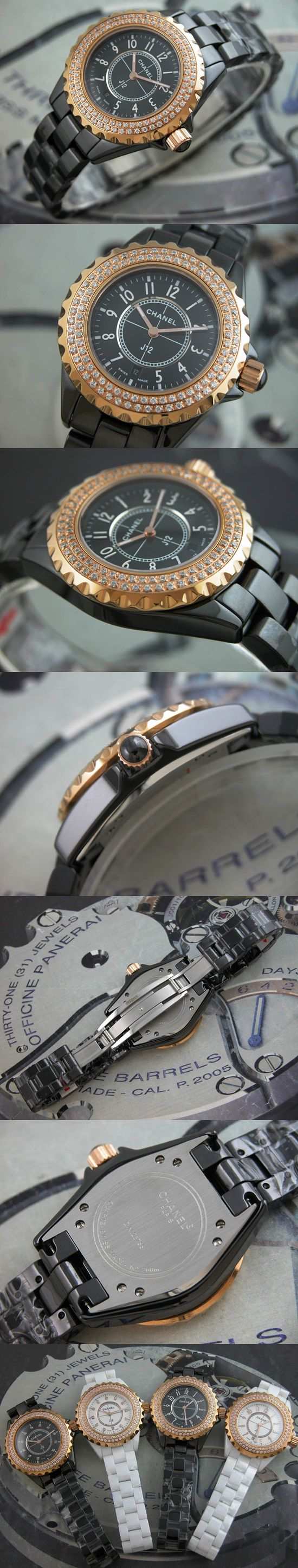 おしゃれなブランド時計がシャネル-CHANEL-CHA00042J-J12-男性用を提供します.