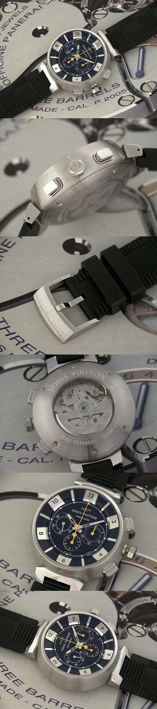おしゃれなブランド時計がルイヴィトン-タンブール-LOUIS VUITTON-LV277-Q114K0-男性用を提供します.