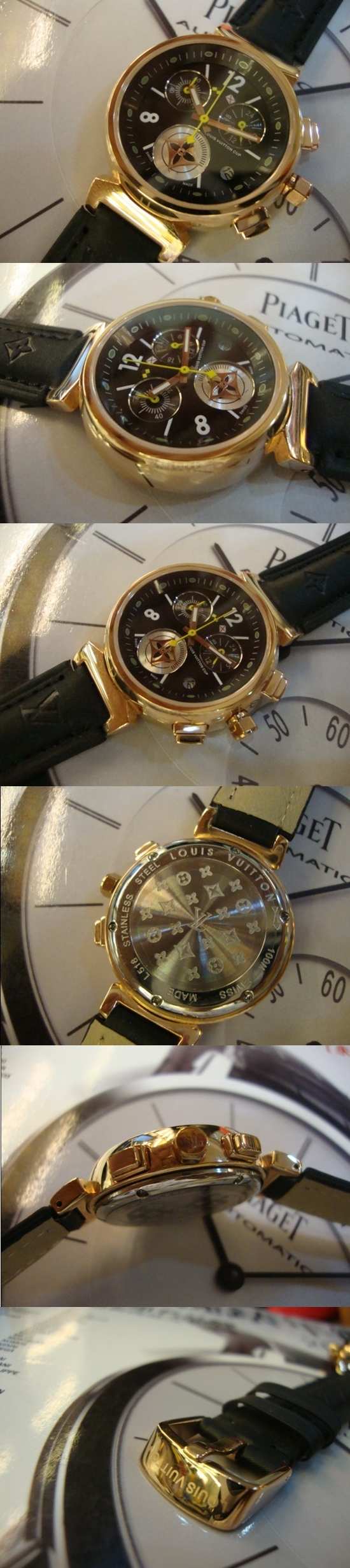 おしゃれなブランド時計がルイヴィトン-タンブール-LOUIS VUITTON-LV00024J-女性用を提供します.